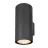 SLV Enola Up/Down Applique Murale Aluminium Gris Rond 55W 6000lm - 930-940 CCT | Extérieur - IP65 - Meilleur Rendu Des Couleurs