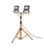 Ledvance Projecteur LED Projecteur de chantier Trépied Foncé Gris 2X30W 5400lm 120D - 840 Blanc Froid | IP65 - Symétrique