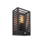 Eglo Wandlamp Alamonte 3 Buitenverlichting Staal Zwart | Geschikt voor E27