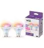 Duopak 2x WiZ Smart LED Spot GU10 PAR16 5W 400lm 36D | Beste Kleurweergave - Dimbaar - Vervangt 50W