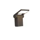 Ansell LED Wandlamp Tempo 90D Kantelbaar Grafiet 10W 685lm - 830 Warm Wit | IP54