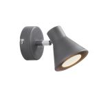 Nordlux Eik Wandlamp Metaal Grijs | Geschikt voor 1x GU10