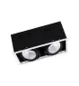 Ledvance LED Spot Vierkant Multi Kantelbaar Zwart-Wit 2x30W 5400lm 38D - 840 Koel Wit | Zaagmaat 320x160mm