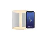 Nordlux Grip Smart LED Wandlamp Wit 10W 830lm 120D - 827 Zeer Warm Wit | Dimbaar – IP54